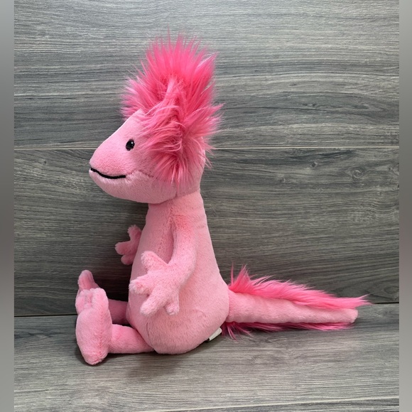Jellycat Alice Axolotl Stuffed Animal Medium 12 inches Amphibian Plush Toy Pink - Picture 5 of 8